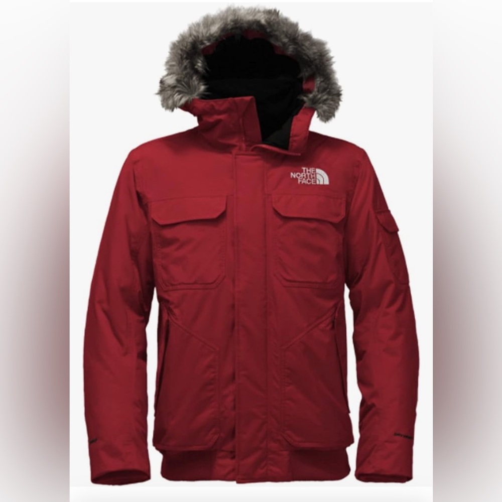 NEW THE NORTH FACE Men Gotham Jacket III Brick House Red Brick House Red Large - Picture 2 of 2